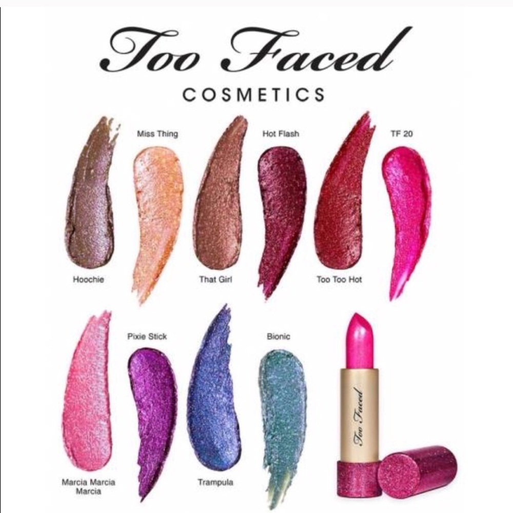 Too Faced Metallic Sparkle Lipstick 💄 - Picture 7 of 7